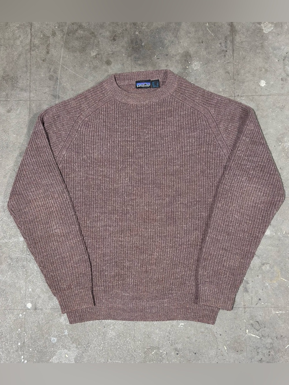 Vintage 80s Patagonia Guide Sweater Sz Large Wool Knit Blend Pullover Fisherman